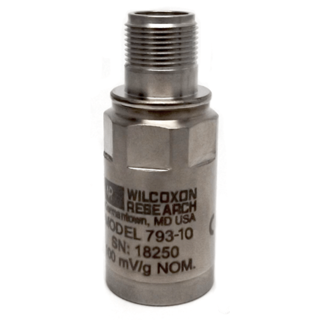 Wilcoxon Sensing Technologies Industrial Piezoelectric Accelerometer, Model 793-10